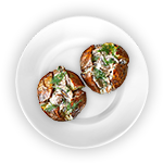 Baked Potato With Spicy Chicken 